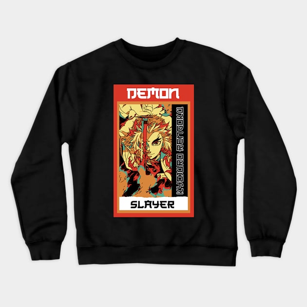 demon slayer rengoku Crewneck Sweatshirt by FIFTY CLOTH